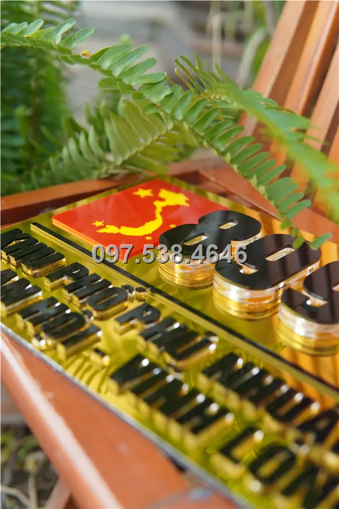 Biển Số Nhà Đẹp Hiện Đại tại Sông Công Thái Nguyên , Kích Thước 30x20, Số Nổi 8mm, Chữ Nổi 2mm, Chất Liệu Mica, Alu , Mực Uv, Làm Theo Yêu Cầu, Miễn Phí Thiết Kế Và Miễn Phí Vận Chuyển Tận Nhà 6 Biển Số Nhà Đẹp Hiện Đại tại Sông Công Thái Nguyên , Kích Thước 30x20, Số Nổi 8mm, Chữ Nổi 2mm, Chất Liệu Mica, Alu , Mực Uv, Làm Theo Yêu Cầu, Miễn Phí Thiết Kế Và Miễn Phí Vận Chuyển Tận Nhà - Ảnh 6