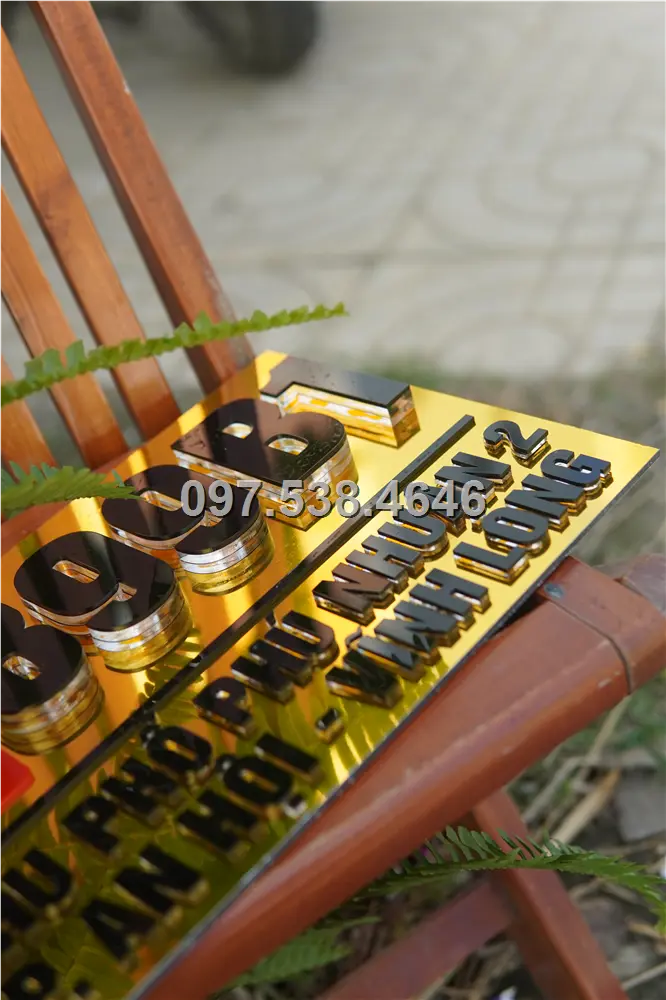 Biển Số Nhà Đẹp Hiện Đại tại Sông Công Thái Nguyên , Kích Thước 30x20, Số Nổi 8mm, Chữ Nổi 2mm, Chất Liệu Mica, Alu , Mực Uv, Làm Theo Yêu Cầu, Miễn Phí Thiết Kế Và Miễn Phí Vận Chuyển Tận Nhà 3 Biển Số Nhà Đẹp Hiện Đại tại Sông Công Thái Nguyên , Kích Thước 30x20, Số Nổi 8mm, Chữ Nổi 2mm, Chất Liệu Mica, Alu , Mực Uv, Làm Theo Yêu Cầu, Miễn Phí Thiết Kế Và Miễn Phí Vận Chuyển Tận Nhà - Ảnh 3