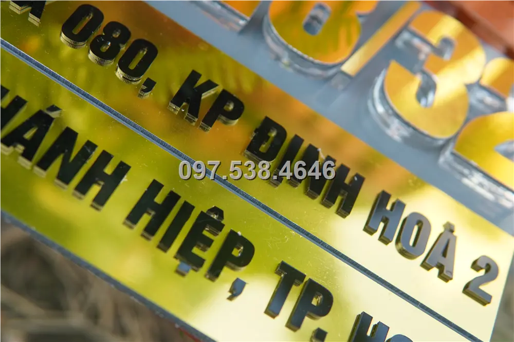 Biển Số Nhà Đẹp Hiện Đại tại Sông Công Thái Nguyên , Kích Thước 30x20, Số Nổi 8mm, Chữ Nổi 2mm, Chất Liệu Mica, Alu , Mực Uv, Làm Theo Yêu Cầu, Miễn Phí Thiết Kế Và Miễn Phí Vận Chuyển Tận Nhà 4 Biển Số Nhà Đẹp Hiện Đại tại Sông Công Thái Nguyên , Kích Thước 30x20, Số Nổi 8mm, Chữ Nổi 2mm, Chất Liệu Mica, Alu , Mực Uv, Làm Theo Yêu Cầu, Miễn Phí Thiết Kế Và Miễn Phí Vận Chuyển Tận Nhà - Ảnh 4