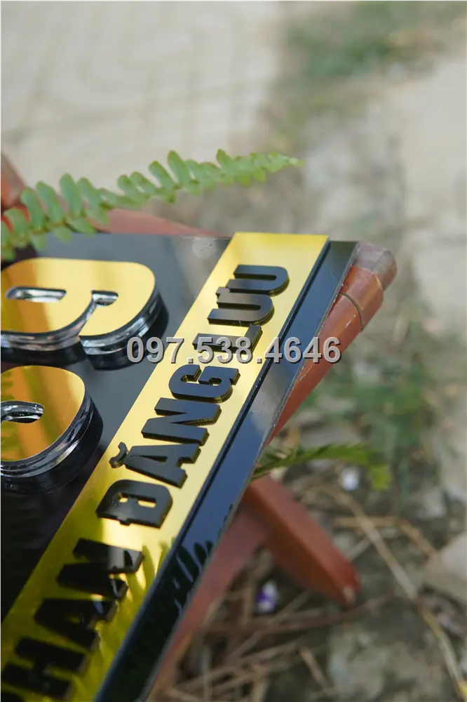 Biển Số Nhà Đẹp Hiện Đại tại Tam Kỳ -Quảng Nam Kích Thước 30x20, Số Nổi 8mm, Chữ Nổi 2mm, Chất Liệu Mica, Alu , Mực Uv, Làm Theo Yêu Cầu, Miễn Phí Thiết Kế Và Miễn Phí Vận Chuyển Tận Nhà 8 Biển Số Nhà Đẹp Hiện Đại tại Tam Kỳ -Quảng Nam
Kích Thước 30x20, Số Nổi 8mm, Chữ Nổi 2mm, Chất Liệu Mica, Alu , Mực Uv, Làm Theo Yêu Cầu, Miễn Phí Thiết Kế Và Miễn Phí Vận Chuyển Tận Nhà - Ảnh 8