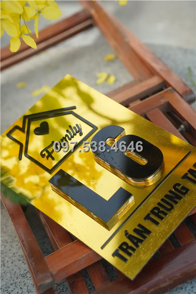Biển Số Nhà Đẹp Hiện Đại tại Việt Trì , Phú Thọ Kích Thước 30x20, Số Nổi 8mm, Chữ Nổi 2mm, Chất Liệu Mica, Alu , Mực Uv, Làm Theo Yêu Cầu, Miễn Phí Thiết Kế Và Miễn Phí Vận Chuyển Tận Nhà 3 Biển Số Nhà Đẹp Hiện Đại tại Việt Trì , Phú Thọ
Kích Thước 30x20, Số Nổi 8mm, Chữ Nổi 2mm, Chất Liệu Mica, Alu , Mực Uv, Làm Theo Yêu Cầu, Miễn Phí Thiết Kế Và Miễn Phí Vận Chuyển Tận Nhà - Ảnh 3