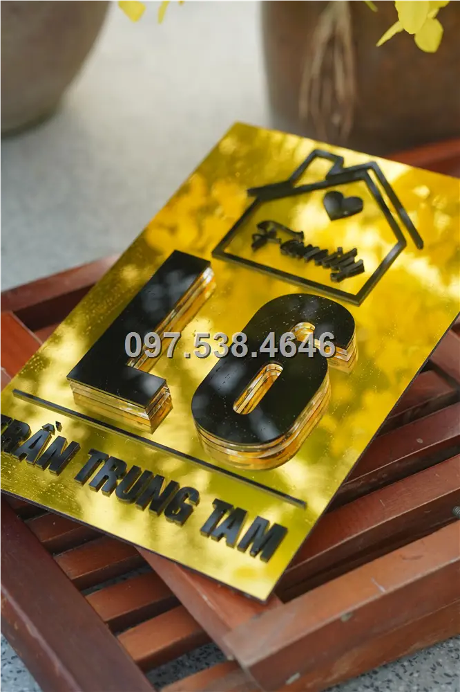Biển Số Nhà Đẹp Hiện Đại tại Việt Trì , Phú Thọ Kích Thước 30x20, Số Nổi 8mm, Chữ Nổi 2mm, Chất Liệu Mica, Alu , Mực Uv, Làm Theo Yêu Cầu, Miễn Phí Thiết Kế Và Miễn Phí Vận Chuyển Tận Nhà 5 Biển Số Nhà Đẹp Hiện Đại tại Việt Trì , Phú Thọ
Kích Thước 30x20, Số Nổi 8mm, Chữ Nổi 2mm, Chất Liệu Mica, Alu , Mực Uv, Làm Theo Yêu Cầu, Miễn Phí Thiết Kế Và Miễn Phí Vận Chuyển Tận Nhà - Ảnh 5