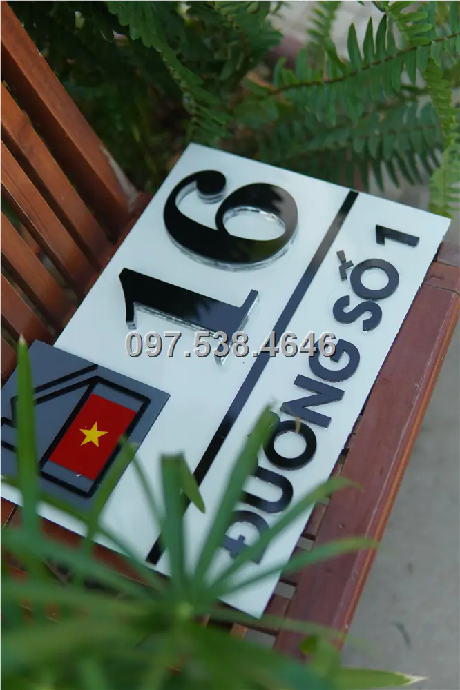 Biển Số Nhà Đẹp Hiện Đại tại Vĩnh Yên ,Vĩnh Phúc Kích Thước 30x20, Số Nổi 8mm, Chữ Nổi 2mm, Chất Liệu Mica, Alu , Mực Uv, Làm Theo Yêu Cầu, Miễn Phí Thiết Kế Và Miễn Phí Vận Chuyển Tận Nhà 8 Biển Số Nhà Đẹp Hiện Đại tại Vĩnh Yên ,Vĩnh Phúc Kích Thước 30x20, Số Nổi 8mm, Chữ Nổi 2mm, Chất Liệu Mica, Alu , Mực Uv, Làm Theo Yêu Cầu, Miễn Phí Thiết Kế Và Miễn Phí Vận Chuyển Tận Nhà - Ảnh 8