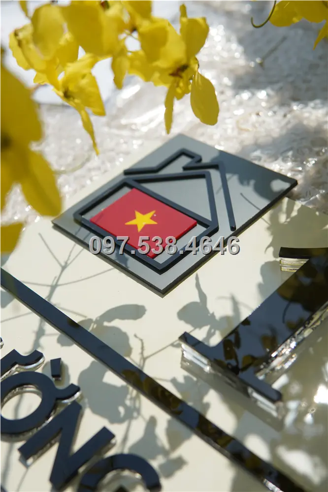 Biển Số Nhà Đẹp Hiện Đại tại Vĩnh Yên ,Vĩnh Phúc Kích Thước 30x20, Số Nổi 8mm, Chữ Nổi 2mm, Chất Liệu Mica, Alu , Mực Uv, Làm Theo Yêu Cầu, Miễn Phí Thiết Kế Và Miễn Phí Vận Chuyển Tận Nhà 5 Biển Số Nhà Đẹp Hiện Đại tại Vĩnh Yên ,Vĩnh Phúc Kích Thước 30x20, Số Nổi 8mm, Chữ Nổi 2mm, Chất Liệu Mica, Alu , Mực Uv, Làm Theo Yêu Cầu, Miễn Phí Thiết Kế Và Miễn Phí Vận Chuyển Tận Nhà - Ảnh 5