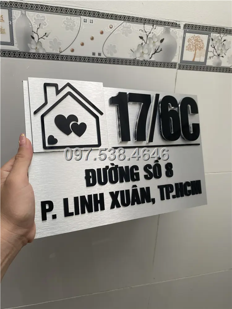Biển Số Nhà Đẹp Hiện Đại tại Vũng Tàu, phiên bản Lá Cờ Việt Nam, Kích Thước 30x20, Số Nổi 8mm, Chữ Nổi 2mm, Chất Liệu Mica, Alu , Mực Uv, Làm Theo Yêu Cầu, Miễn Phí Thiết Kế Và Miễn Phí Vận Chuyển Tận Nhà 3 Biển Số Nhà Đẹp Hiện Đại tại Vũng Tàu, phiên bản Lá Cờ Việt Nam, Kích Thước 30x20, Số Nổi 8mm, Chữ Nổi 2mm, Chất Liệu Mica, Alu , Mực Uv, Làm Theo Yêu Cầu, Miễn Phí Thiết Kế Và Miễn Phí Vận Chuyển Tận Nhà - Ảnh 3