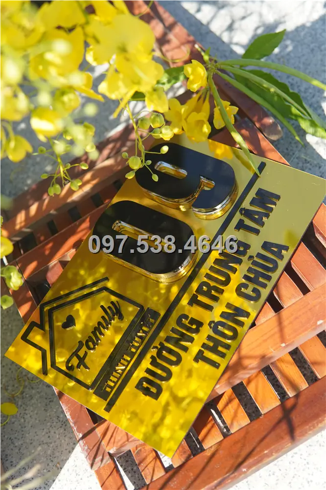 Biển Số Nhà Đẹp Hiện Đại tại Yên Bái Kích Thước 30x20, Số Nổi 8mm, Chữ Nổi 2mm, Chất Liệu Mica, Alu , Mực Uv, Làm Theo Yêu Cầu, Miễn Phí Thiết Kế Và Miễn Phí Vận Chuyển Tận Nhà 9 Biển Số Nhà Đẹp Hiện Đại tại Yên Bái Kích Thước 30x20, Số Nổi 8mm, Chữ Nổi 2mm, Chất Liệu Mica, Alu , Mực Uv, Làm Theo Yêu Cầu, Miễn Phí Thiết Kế Và Miễn Phí Vận Chuyển Tận Nhà - Ảnh 9