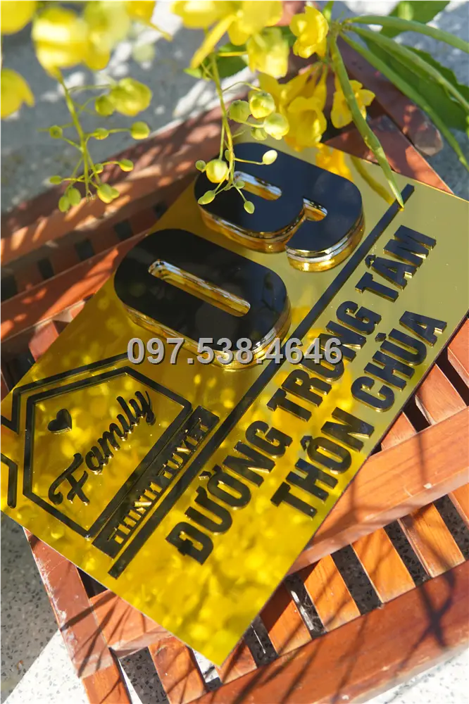 Biển Số Nhà Đẹp Hiện Đại tại Yên Bái Kích Thước 30x20, Số Nổi 8mm, Chữ Nổi 2mm, Chất Liệu Mica, Alu , Mực Uv, Làm Theo Yêu Cầu, Miễn Phí Thiết Kế Và Miễn Phí Vận Chuyển Tận Nhà 10 Biển Số Nhà Đẹp Hiện Đại tại Yên Bái Kích Thước 30x20, Số Nổi 8mm, Chữ Nổi 2mm, Chất Liệu Mica, Alu , Mực Uv, Làm Theo Yêu Cầu, Miễn Phí Thiết Kế Và Miễn Phí Vận Chuyển Tận Nhà - Ảnh 10