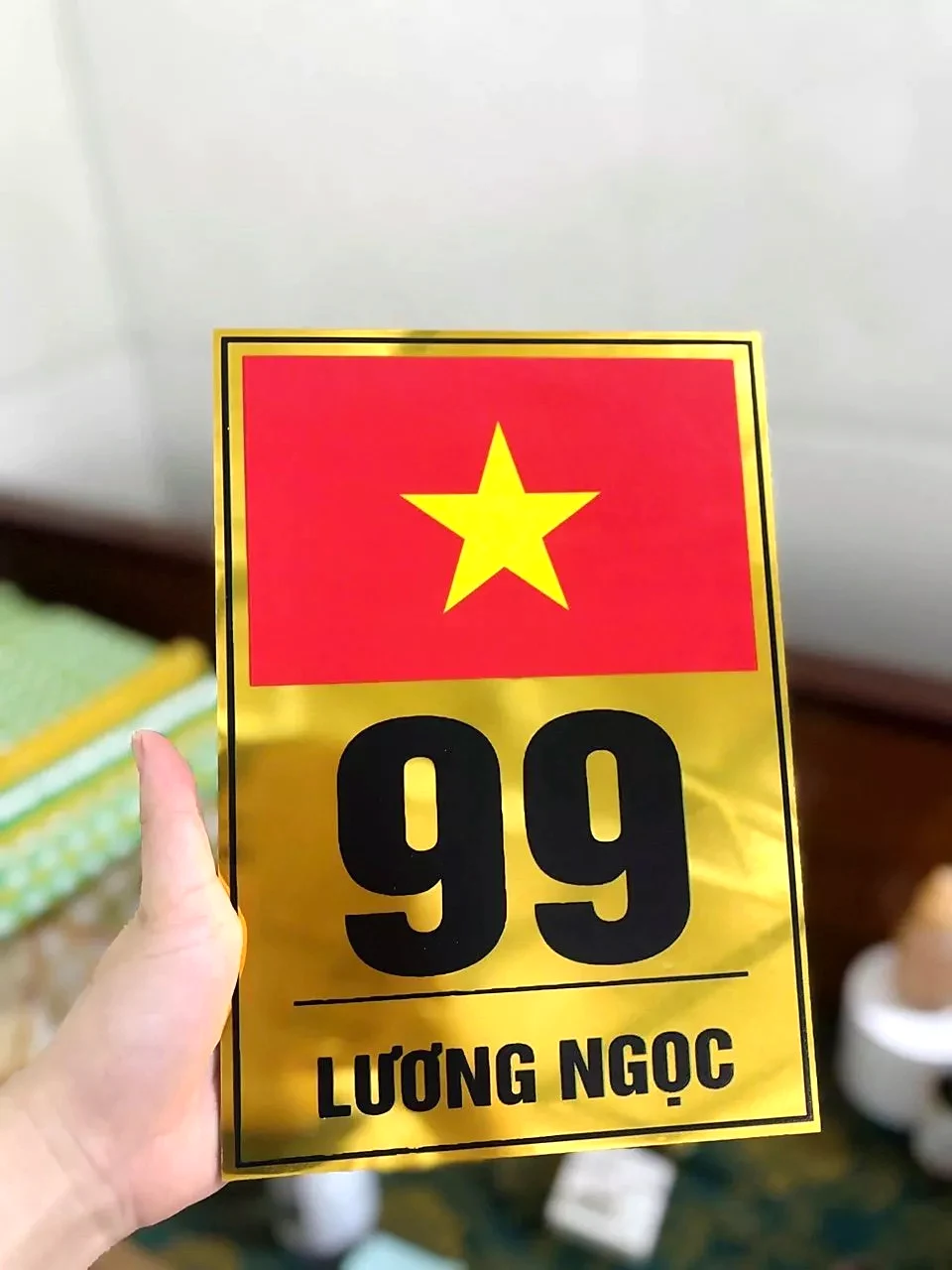 Biển Số Nhà Lá Cờ VN Alu Xước Bạc+vàng Gương In UV Sắc Nét, Chống Nước, In Theo Yêu Cầu, Miễn Phí Thiết Kế 6 Biển Số Nhà Lá Cờ VN Alu Xước Bạc+vàng Gương In UV Sắc Nét, Chống Nước, In Theo Yêu Cầu, Miễn Phí Thiết Kế 5