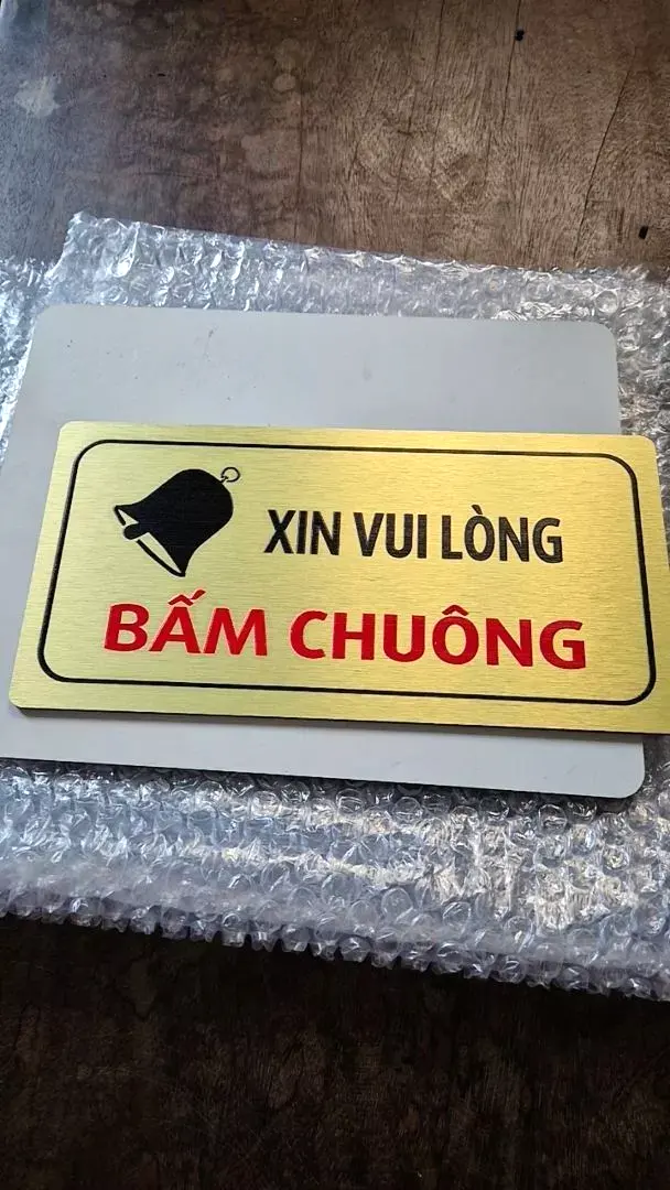 Biển Vui Lòng Bấn Chuông, Bảng Nhắc Nhở Bấm Chuông 5 Biển Vui Lòng Bấn Chuông, Bảng Nhắc Nhở Bấm Chuông 4