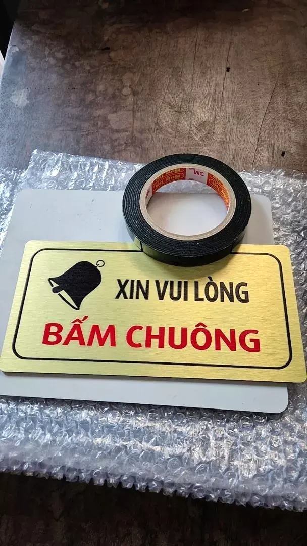 Biển Vui Lòng Bấn Chuông, Bảng Nhắc Nhở Bấm Chuông 6 Biển Vui Lòng Bấn Chuông, Bảng Nhắc Nhở Bấm Chuông 5