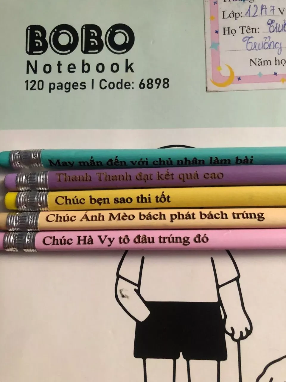 Bút Chì Gỗ 2B Khắc Tên 2