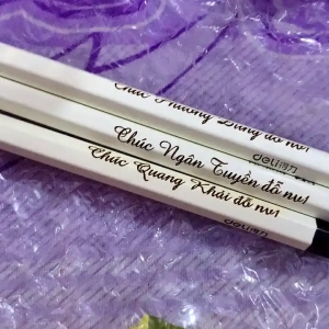 Bút Chì Gỗ De-Li 2B Khắc Tên Theo Yêu Cầu, Bút Chì Cao Cấp, Quà Tặng, Quà Lưu Niệm
