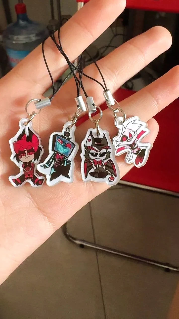Dây Treo Điện Thoại In Hình Hazbin Hotel Ver Helluva Boss Hoạt Hình Mica Acrylic Dây Móc Khóa Anime Tiện Lợi Xinh Xắn 1 Dây Treo Điện Thoại In Hình Hazbin Hotel Ver Helluva Boss Hoạt Hình Mica Acrylic Dây Móc Khóa Anime Tiện Lợi Xinh Xắn