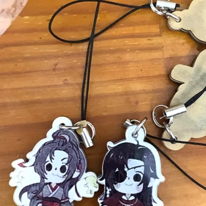 Dây Treo Điện Thoại Ma Đạo Tổ Sư Thiên Quan Tứ Phúc Hệ Thống Tự Cứu Anime Mica Acrylic Móc Khóa
