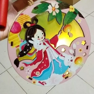 Đèn Lồng Gỗ Trung Thu Cho Bé In UV 1