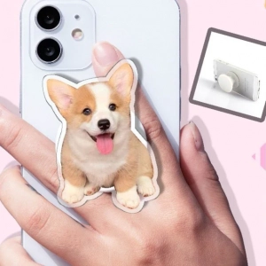 Giá Đỡ Điện Thoại Popsockets In Theo Yêu Cầu Chất Liệu Mica Trong Suốt In 2 Mặt, Kích Thước 5cm