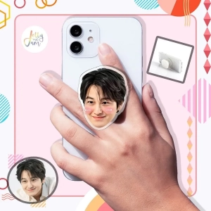 Giá Đỡ Điện Thoại Popsockets In Theo Yêu Cầu Jelly And Jam , In Theo Yêu Cầu Chất Liệu Mica Trong Suốt In 2 Mặt, Kích Thước 5cm