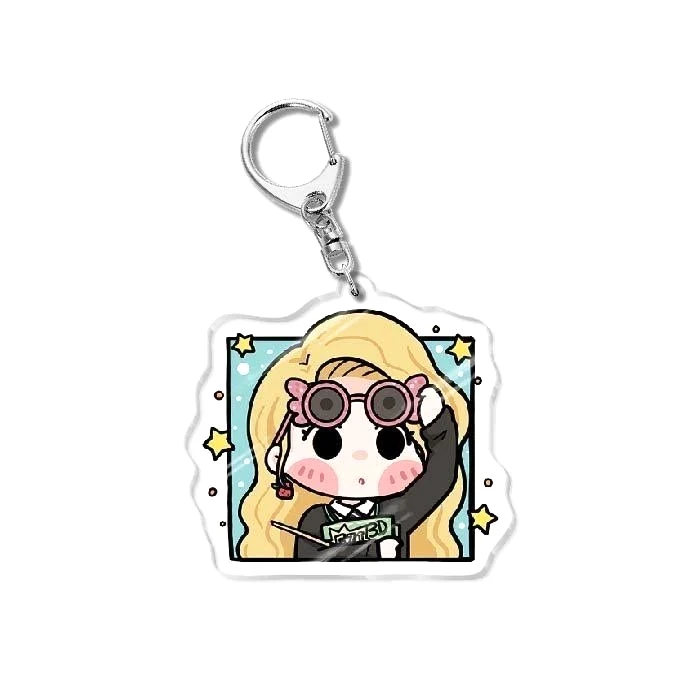 Harry Potter Hoạt Hình Móc Chìa Khóa Hermione Ron Dumbledore Snape Hagrid Ginny Luna Malfoy Acrylic Mặt Dây 3 Harry Potter Hoạt Hình Móc Chìa Khóa Hermione Ron Dumbledore Snape Hagrid Ginny Luna Malfoy Acrylic Mặt Dây 2