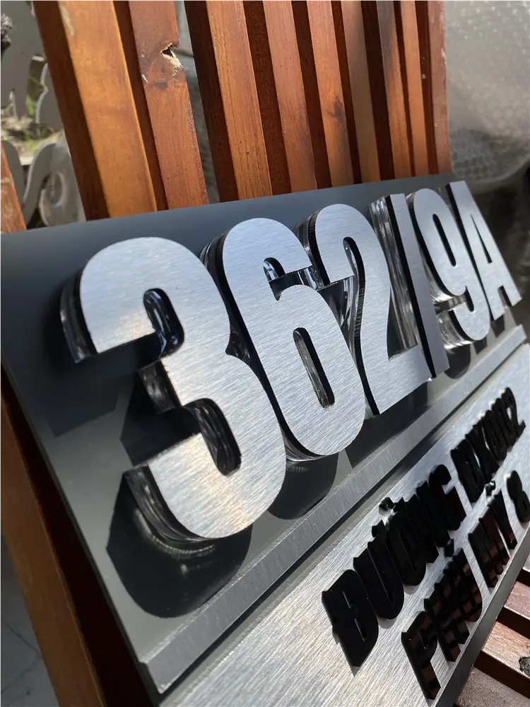 Biển Số Nhà Đẹp Hiện Đại tại Điện Biên Phủ (Điện Biên) Kích Thước 30x20, Số Nổi 8mm, Chữ Nổi 2mm, Chất Liệu Mica, Alu , Mực Uv, Làm Theo Yêu Cầu, Miễn Phí Thiết Kế Và Miễn Phí Vận Chuyển Tận Nhà 7 Biển Số Nhà Đẹp Hiện Đại tại Điện Biên Phủ (Điện Biên)
Kích Thước 30x20, Số Nổi 8mm, Chữ Nổi 2mm, Chất Liệu Mica, Alu , Mực Uv, Làm Theo Yêu Cầu, Miễn Phí Thiết Kế Và Miễn Phí Vận Chuyển Tận Nhà - Ảnh 7
