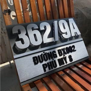 Biển Số Nhà Đẹp Hiện Đại tại Điện Biên Phủ (Điện Biên)
Kích Thước 30x20, Số Nổi 8mm, Chữ Nổi 2mm, Chất Liệu Mica, Alu , Mực Uv, Làm Theo Yêu Cầu, Miễn Phí Thiết Kế Và Miễn Phí Vận Chuyển Tận Nhà