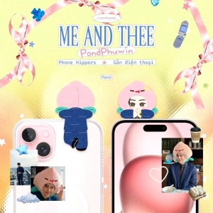Hippers Dán Điện Thoại, Phụ Kiện Pond Phuwin Phim Me And Thee, Ipad, Laptop, Chất Liệu Mica Trong Suốt In 2 Mặt Theo Yêu Cầu