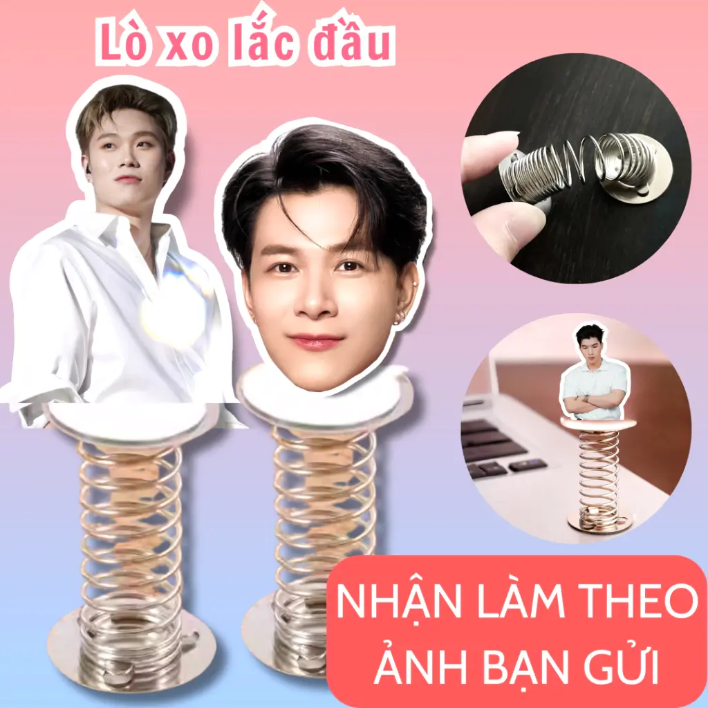 Lò Xo Lắc Lư Vô Tri In Theo Yêu Cầu, Mẫu Có Sẵn Hieuthuhai, Dương Domic, Quang Hùng, 2 Lò Xo Lắc Lư Vô Tri In Theo Yêu Cầu, Mẫu Có Sẵn Hieuthuhai, Dương Domic, Quang Hùng, 1