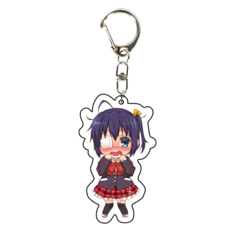 Love Chunibyo & Different Delusions Móc Chìa Khóa Bằng Acrylic Phong Cách Takanashi Rikka Nhật Bản 3 Love Chunibyo & Different Delusions Móc Chìa Khóa Bằng Acrylic Phong Cách Takanashi Rikka Nhật Bản 2