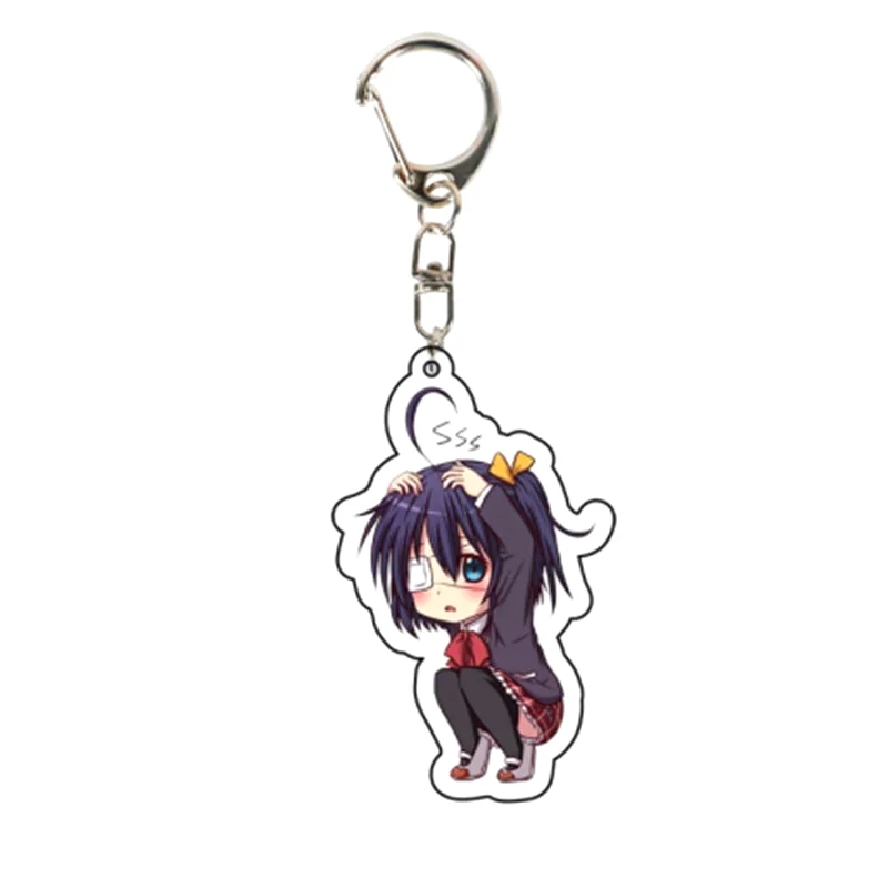 Love Chunibyo & Different Delusions Móc Chìa Khóa Bằng Acrylic Phong Cách Takanashi Rikka Nhật Bản 5 Love Chunibyo & Different Delusions Móc Chìa Khóa Bằng Acrylic Phong Cách Takanashi Rikka Nhật Bản 4