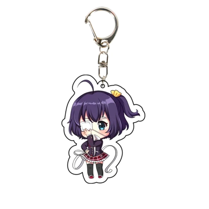 Love Chunibyo & Different Delusions Móc Chìa Khóa Bằng Acrylic Phong Cách Takanashi Rikka Nhật Bản 6 Love Chunibyo & Different Delusions Móc Chìa Khóa Bằng Acrylic Phong Cách Takanashi Rikka Nhật Bản 5
