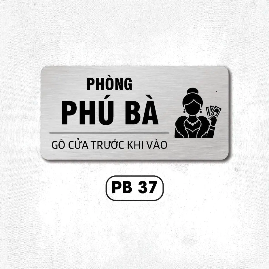 Mẫu Bảng Tên Phòng Alu Bạc Siêu Hot - Bảng Tên Cửa Phòng - Phun In UV 9 Mẫu Bảng Tên Phòng Alu Bạc Siêu Hot - Bảng Tên Cửa Phòng - Phun In UV 8