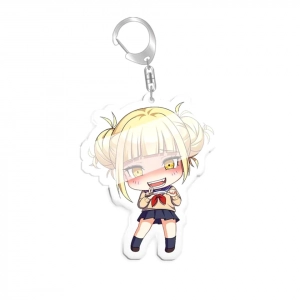 MHA Anime College Fashion Anime Merchandise Keychain Cartoon Character Double Sided Acrylic Key Chain Fans 1