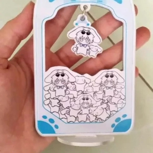 Mô Hình Gắp Thú Bông Jujutsu Kaisen Standee Chibi Các Nhân Vật Sukana Megumi Gojo Itadori Kèm Móc Khóa 15cm