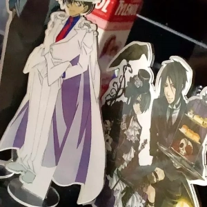 Mô Hình Standee Akai Shuuichi Kudou Shinichi Kaitou Kiddo Anime Thám Tử Lừng Danh Conan Acrylic Đứng Dễ Thương 8cm