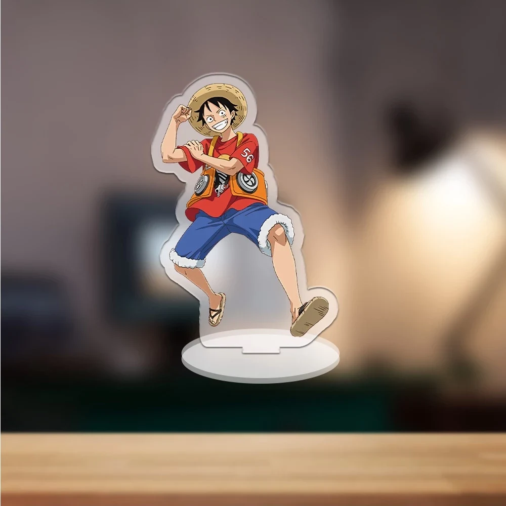 Mô Hình Standee Anime Nhân Vật Luffy Zoro Sanji Phim Hoạt Hình One Piece Decor Bàn Học,bàn Làm Việc 2