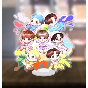 Mô Hình Standee Chibi Dễ Thương 5cm/8cm, In Theo Yêu Cầu Mica Trong Suốt In 2 Mặt , Trang Trí Treo Cặp, Balo