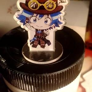 Mô Hình Standee Iruma Giá Đáo Ver Steampunk Mica Chibi Arcylic Anime Mairimashita! Iruma-kun Trưng Bày