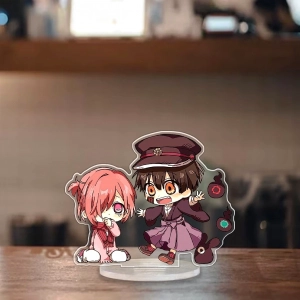 Mô Hình Standee Jibaku Shounen Hanako-kun Ảnh Đứng Tượng Acrylic Anime Chibi 8cm Gund Trang Trí Trưng Bày Decor Bàn Học 1