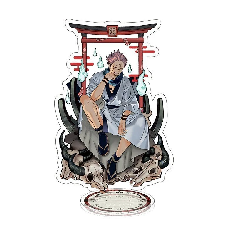 Mô Hình Standee Jujutsu Kaisen Anime Figure Acrylic Gojo Satoru Yuji Ryomen Sukuna Fushiguro Megumi, In Theo Yêu Cầu Mica Trong Suốt In 2 Mặt , Trang Trí Treo Cặp, Balo 1