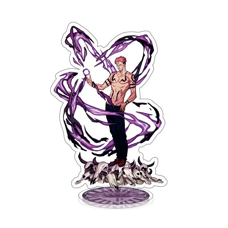 Mô Hình Standee Jujutsu Kaisen Anime Figure Acrylic Gojo Satoru Yuji Ryomen Sukuna Fushiguro Megumi, In Theo Yêu Cầu Mica Trong Suốt In 2 Mặt , Trang Trí Treo Cặp, Balo