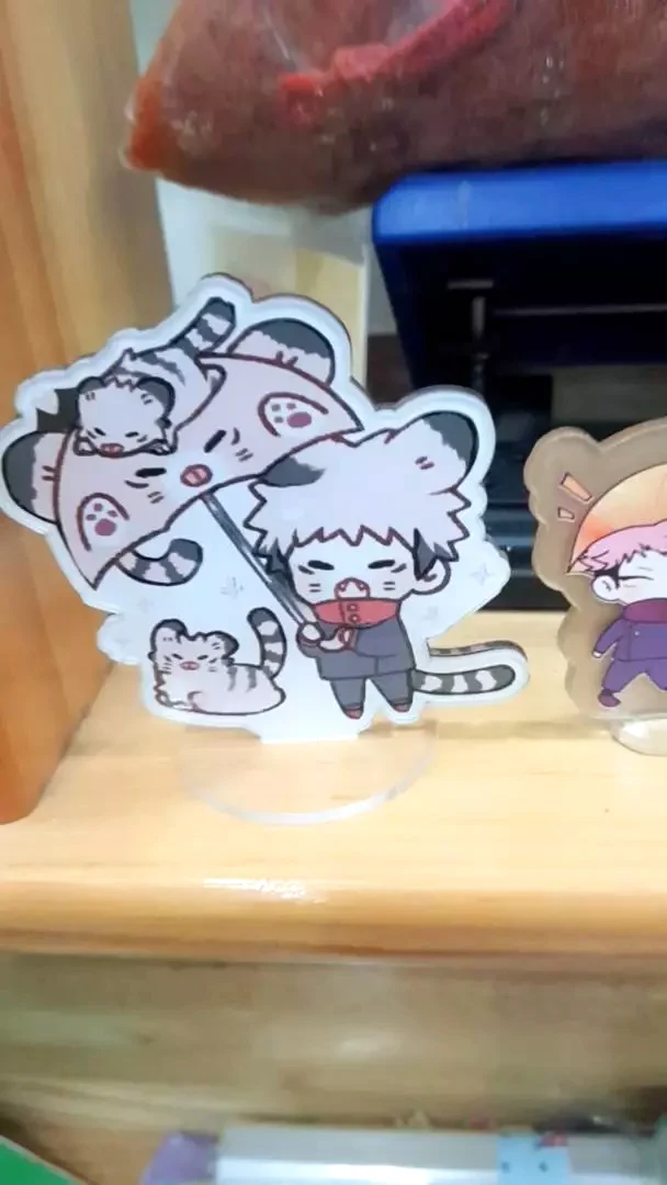 Mô Hình Standee Jujutsu Kaisen Chibi Anime Chú Thuật Hồi Chiến Gojo Satoru Itadori Yuji Cute Dễ Thương 6- 8cm 4