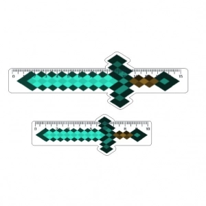 Mô Hình Thước Kẻ FF Học Sinh - Sinh Viên 10CM - 15CM Free Fire 1