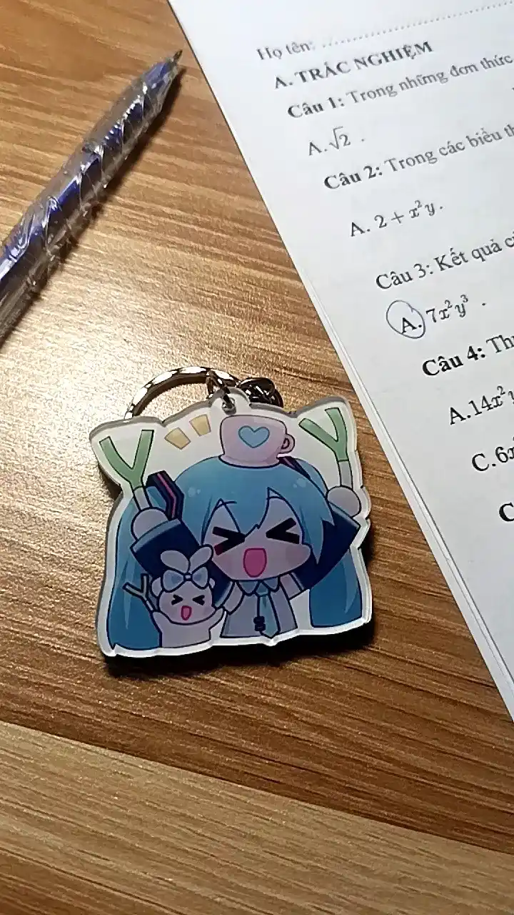 Móc Chìa Khóa Anime Hatsune Miku Acrylic Móc Khóa Sáng Tạo Dễ Thương Cô Gái Xinh Đẹp, In Theo Yêu Cầu Mica Trong Suốt In 2 Mặt , Trang Trí Treo Cặp, Balo 2 Móc Chìa Khóa Anime Hatsune Miku Acrylic Móc Khóa Sáng Tạo Dễ Thương Cô Gái Xinh Đẹp, In Theo Yêu Cầu Mica Trong Suốt In 2 Mặt , Trang Trí Treo Cặp, Balo 1