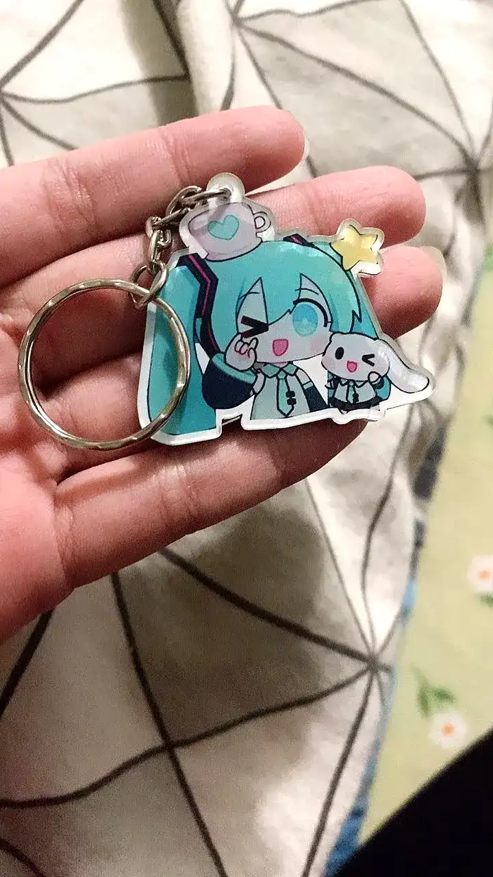 Móc Chìa Khóa Anime Hatsune Miku Acrylic Móc Khóa Sáng Tạo Dễ Thương Cô Gái Xinh Đẹp, In Theo Yêu Cầu Mica Trong Suốt In 2 Mặt , Trang Trí Treo Cặp, Balo 3 Móc Chìa Khóa Anime Hatsune Miku Acrylic Móc Khóa Sáng Tạo Dễ Thương Cô Gái Xinh Đẹp, In Theo Yêu Cầu Mica Trong Suốt In 2 Mặt , Trang Trí Treo Cặp, Balo 2