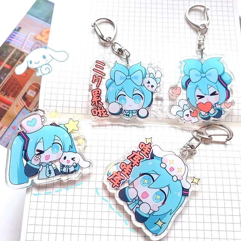 Móc Chìa Khóa Anime Hatsune Miku Acrylic Móc Khóa Sáng Tạo Dễ Thương Cô Gái Xinh Đẹp, In Theo Yêu Cầu Mica Trong Suốt In 2 Mặt , Trang Trí Treo Cặp, Balo 4 Móc Chìa Khóa Anime Hatsune Miku Acrylic Móc Khóa Sáng Tạo Dễ Thương Cô Gái Xinh Đẹp, In Theo Yêu Cầu Mica Trong Suốt In 2 Mặt , Trang Trí Treo Cặp, Balo 3