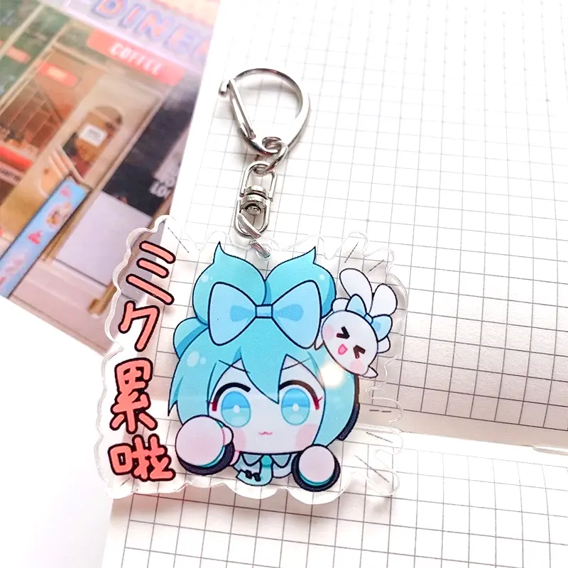 Móc Chìa Khóa Anime Hatsune Miku Acrylic Móc Khóa Sáng Tạo Dễ Thương Cô Gái Xinh Đẹp, In Theo Yêu Cầu Mica Trong Suốt In 2 Mặt , Trang Trí Treo Cặp, Balo 6 Móc Chìa Khóa Anime Hatsune Miku Acrylic Móc Khóa Sáng Tạo Dễ Thương Cô Gái Xinh Đẹp, In Theo Yêu Cầu Mica Trong Suốt In 2 Mặt , Trang Trí Treo Cặp, Balo 5