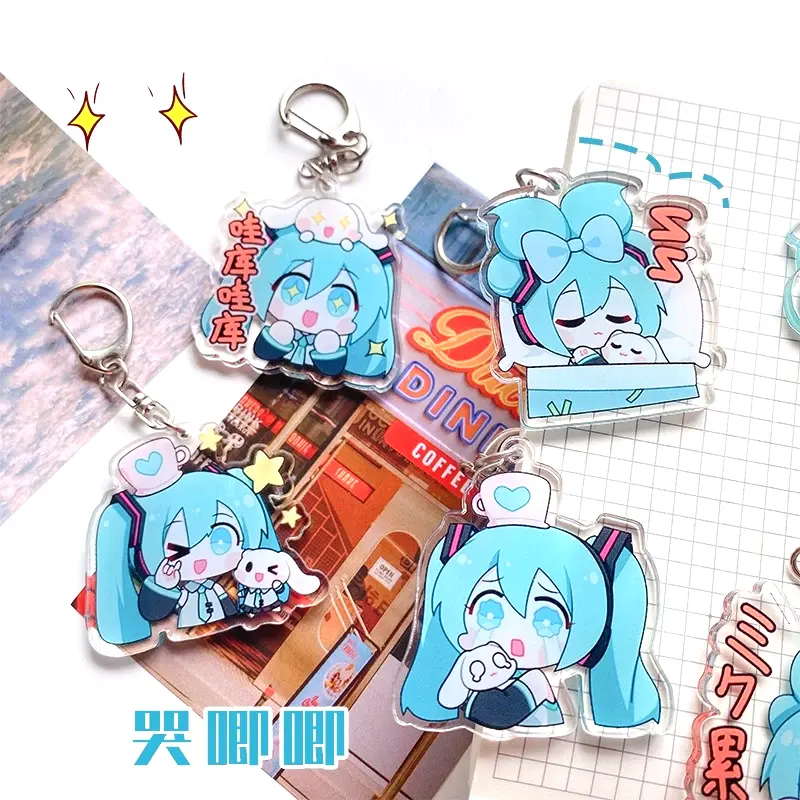 Móc Chìa Khóa Anime Hatsune Miku Acrylic Móc Khóa Sáng Tạo Dễ Thương Cô Gái Xinh Đẹp, In Theo Yêu Cầu Mica Trong Suốt In 2 Mặt , Trang Trí Treo Cặp, Balo 8 Móc Chìa Khóa Anime Hatsune Miku Acrylic Móc Khóa Sáng Tạo Dễ Thương Cô Gái Xinh Đẹp, In Theo Yêu Cầu Mica Trong Suốt In 2 Mặt , Trang Trí Treo Cặp, Balo 7