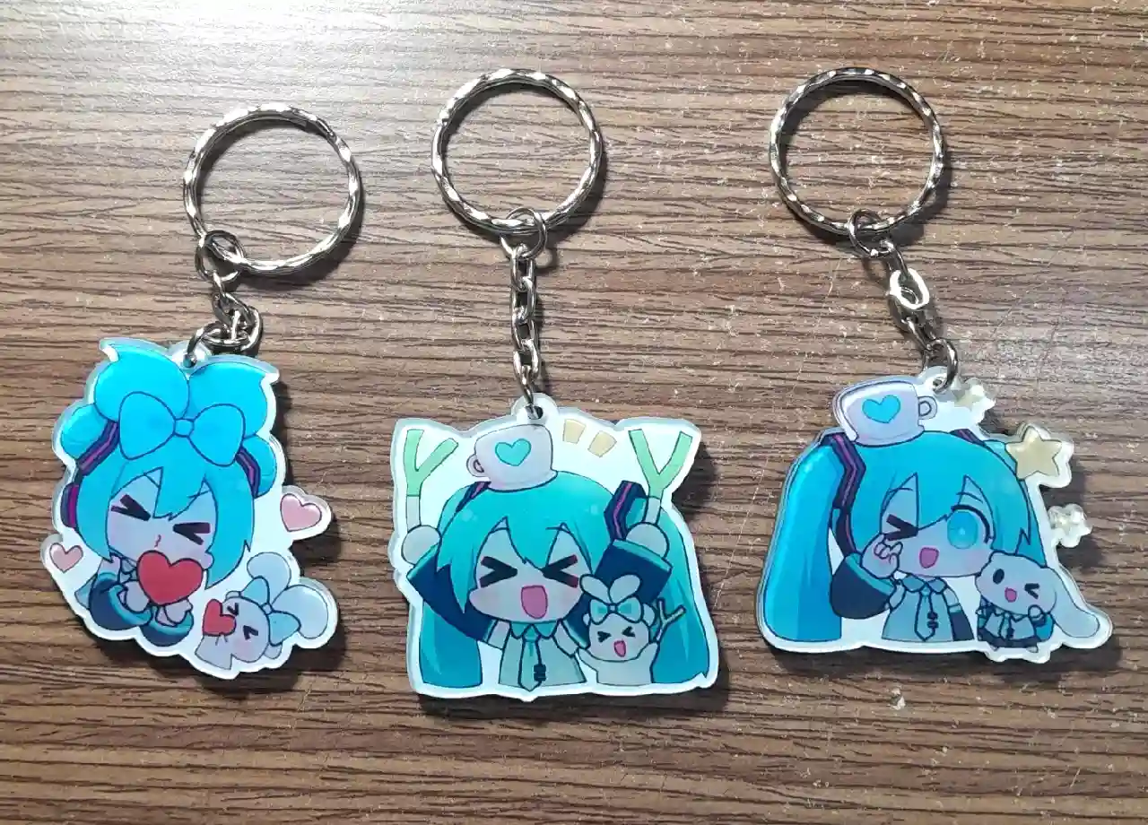 Móc Chìa Khóa Anime Hatsune Miku Acrylic Móc Khóa Sáng Tạo Dễ Thương Cô Gái Xinh Đẹp, In Theo Yêu Cầu Mica Trong Suốt In 2 Mặt , Trang Trí Treo Cặp, Balo 1 Móc Chìa Khóa Anime Hatsune Miku Acrylic Móc Khóa Sáng Tạo Dễ Thương Cô Gái Xinh Đẹp, In Theo Yêu Cầu Mica Trong Suốt In 2 Mặt , Trang Trí Treo Cặp, Balo