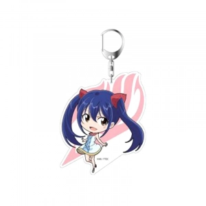 Móc Chìa Khóa Bằng Acrylic Hình Fairy Tail Dễ Thương, In Theo Yêu Cầu Mica Trong Suốt In 2 Mặt , Trang Trí Treo Cặp, Balo
