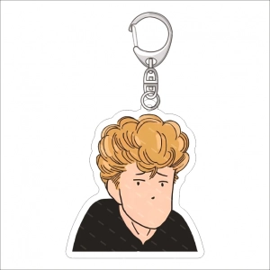 Móc Chìa Khóa Bằng Acrylic Họa Tiết Hoạt Hình Slam Dunk Sakuragi Hanamichi Mito Youhei, Mica Trong Suốt In 2 Mặt, Kích Thước 5cm , Trang Trí Treo Cặp, Balo 1