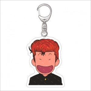Móc Chìa Khóa Bằng Acrylic Họa Tiết Hoạt Hình Slam Dunk Sakuragi Hanamichi Mito Youhei, Mica Trong Suốt In 2 Mặt, Kích Thước 5cm , Trang Trí Treo Cặp, Balo